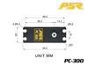 MALTA - PowerStar PC-300 Low Profile Digital Servo for RC Cars (0.12 sec/5.0 kg)