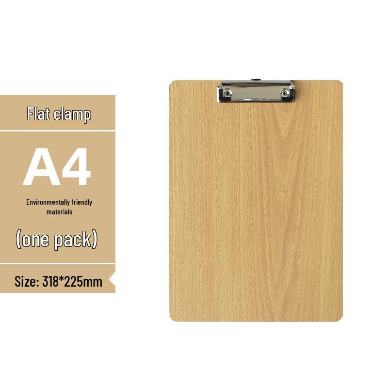 Set di 5 Cartelline A4 con Portapenne, Blocco da Scrittura A5, Cartellina in Legno A3 e Porta Menu