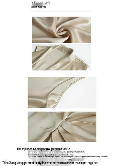 Abito in Acetato Haute Couture Scollo a V Senza Maniche per Resort, Matrimoni e Feste Serale