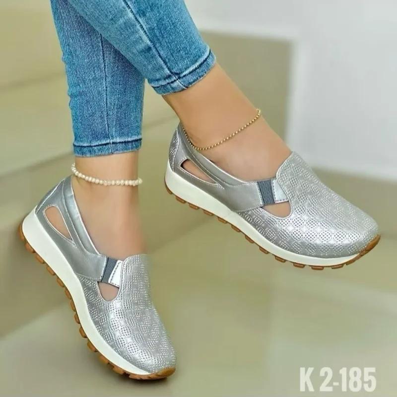 Fashion Women Sneakers Fashion Spring Autumn Sequin Sneakers Women Shallow Platform Large Size Platform Shoes Women Zapatos De Mujer