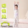 Cotton Qixiong Kids 100% Cotton Thermal Underwear Pajama Set