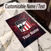 Crystal Velvet Rug Athletic Bilbao FC Print Custom Name Text Floor Mat Home Decor