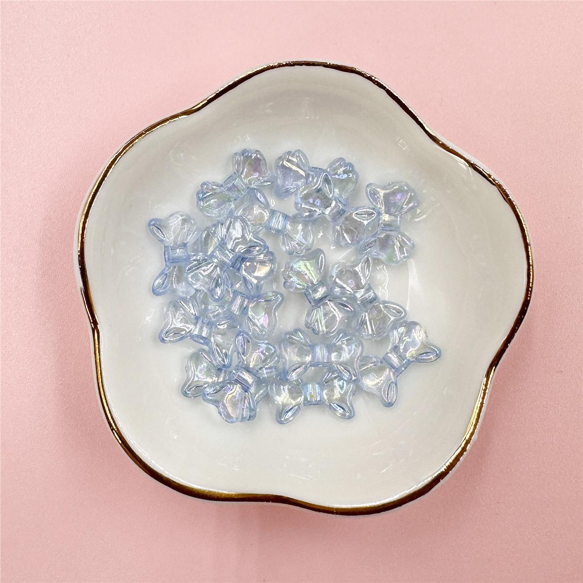 

Товары для вечеринок, сделай сам, креативный материал для изготовления, декоративный 8,7*14,7 мм, 30 шт., цепочка для мобильного телефона, блестящий маленький бант, ювелирные аксессуары, прозрачный синий