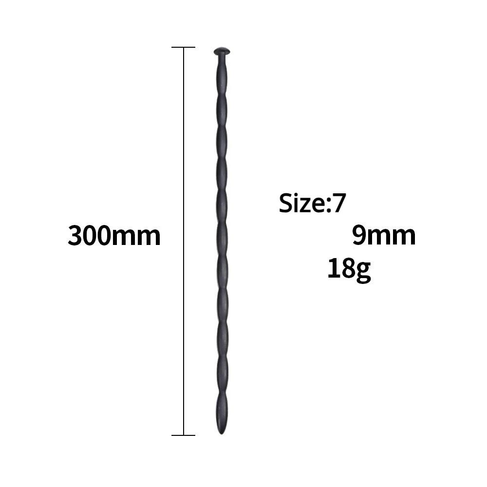Silicone Wave Horse Eye Stick Urethran Expander Sextoys SM Penis Plug Men Urethra Masturbation Stimulator Adult Supplies