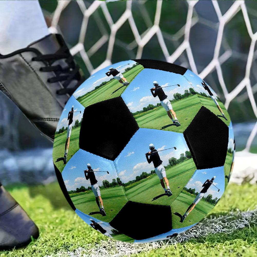 Golf Practice Customize photos Size 5 Soccer Ball Machine Sewn Indoor/Outdoor Universal Football Personalized Soccer Ball