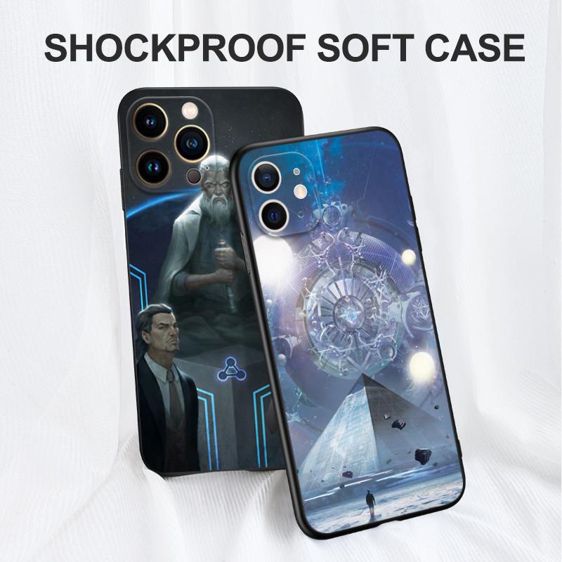 Schwarzes TPU-Gehäuse für Motorola Edge 20 Lite Pro 2021 S Moto E20 E30 E40 E7 4G G 5G Plus Das Dreikörperproblem