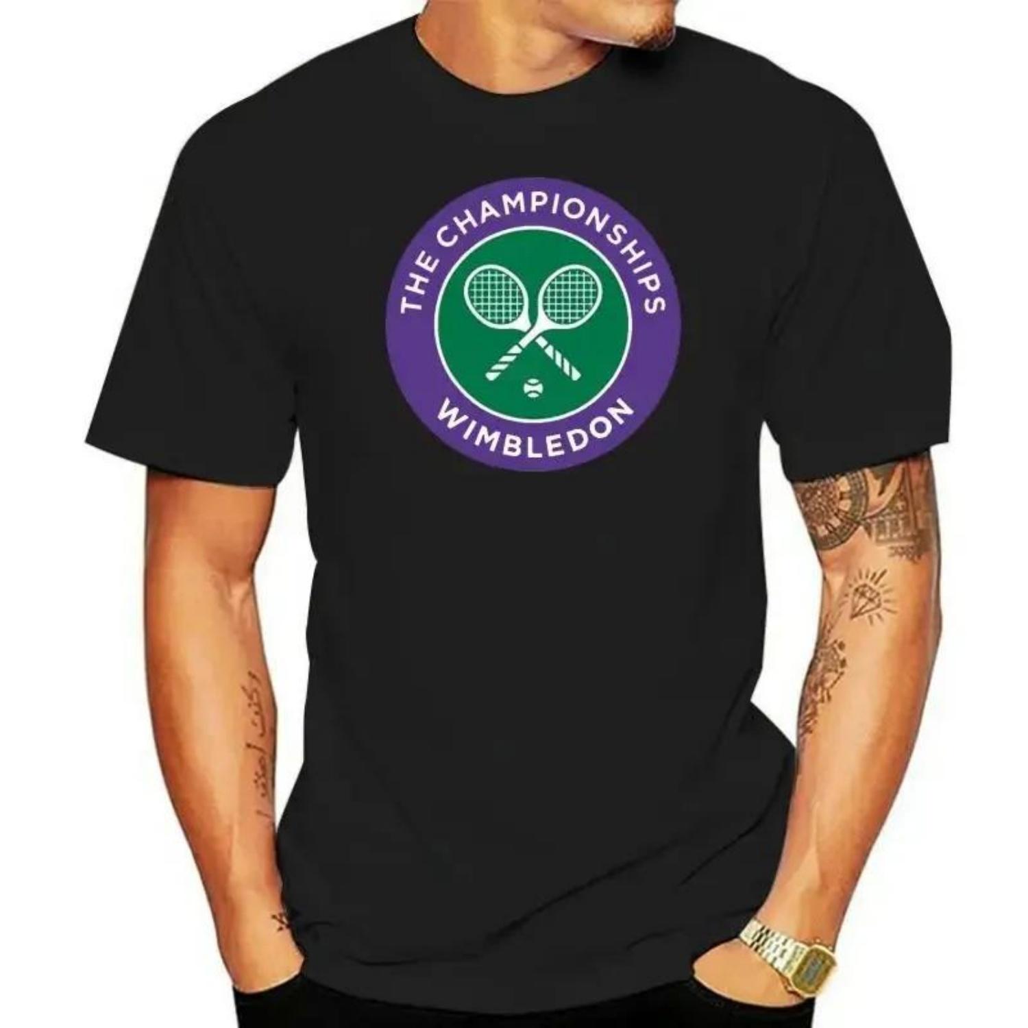 

Mens Designer Clothes New In Tops & Tees Short Sleeve 2024 Men Clothing Cool Men s The Wimbledon 100% Cotton O Neck T-shirt New S чёрный