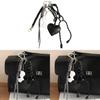 David Statue Bag Charm With Pearl Chain For Fashion Accessories