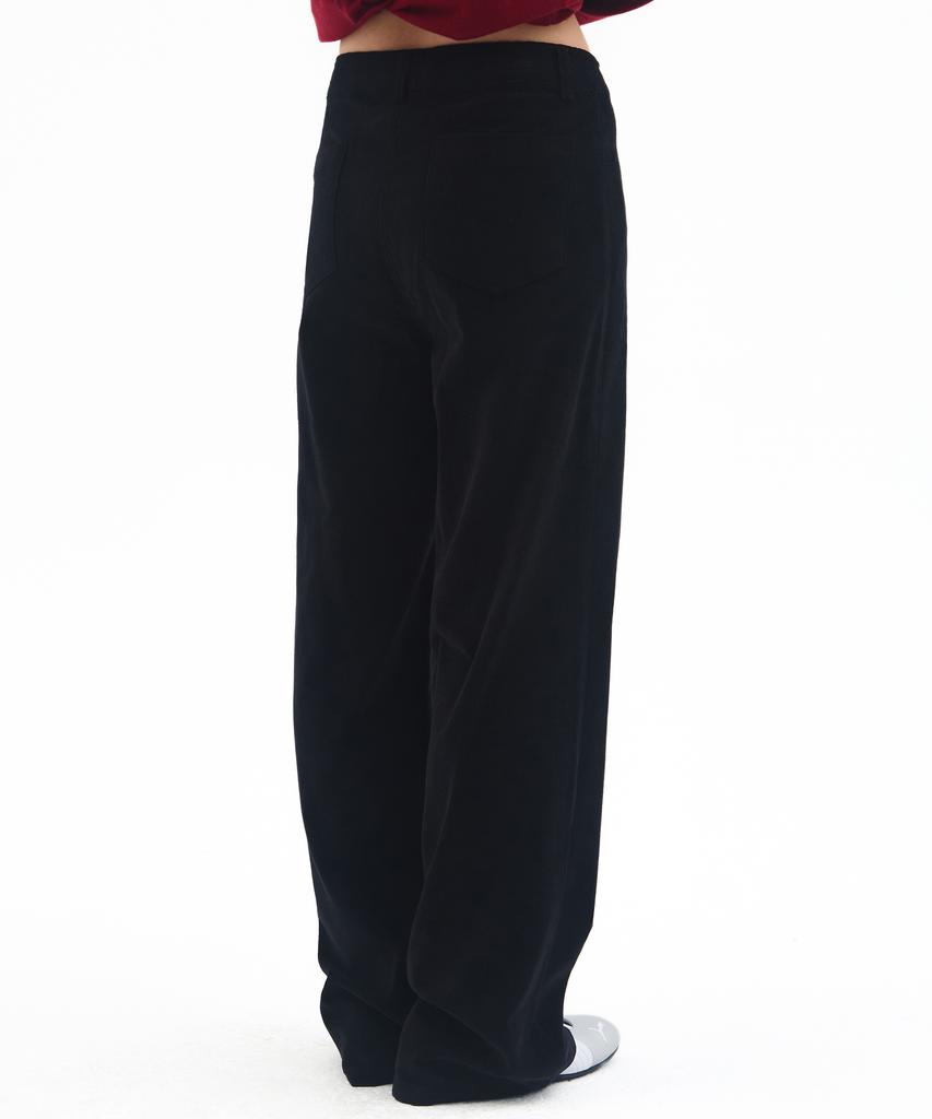 AMES-WORLDWIDE Corduroy Easy Pants Black