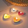 Heart-Shaped DIY Candle Set - 2-Hour Tealight for Valentine's, Proposal, or Birthday