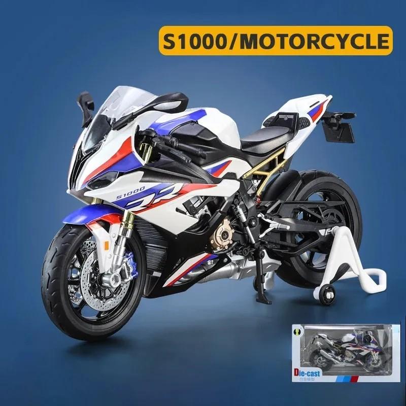 1:9 S1000RR Motor Alloy Miniature Motorcycle Model Alloy Scale Motorbike Car Model Diecast Metal Static Collection Children Toy