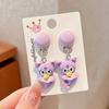 Children'S Ear-Free Ear Clips, Cute Girls' Pain-Free Earrings, Earrings, Cartoon Cartoon Girl Earrings, Jewelry.