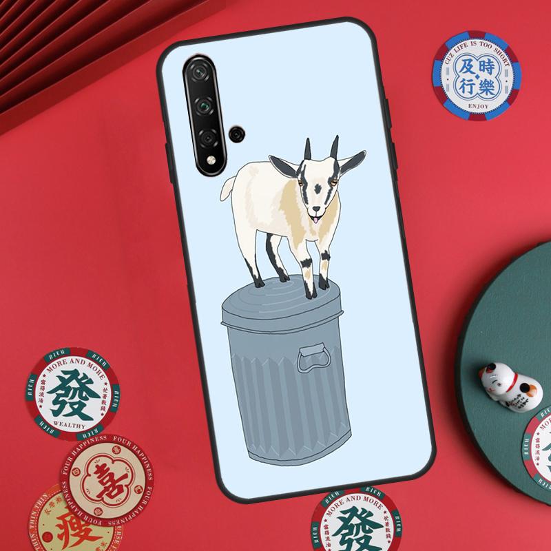 

Cute Baby Pygmy Goat For Huawei Nova 5T 9 10 SE 7i 8i 11i 12i Y73 Y72 Y61 Y91 Y60 Y70 Y90 P20 P30 P40 Lite Case Huawei P20 Lite