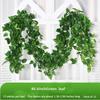 100/2M Artificial Green Ivy Vine Garland Fake Leaf Plants Rattan Hanging Creeper Garlands for Garden Wedding Party Wall Decors