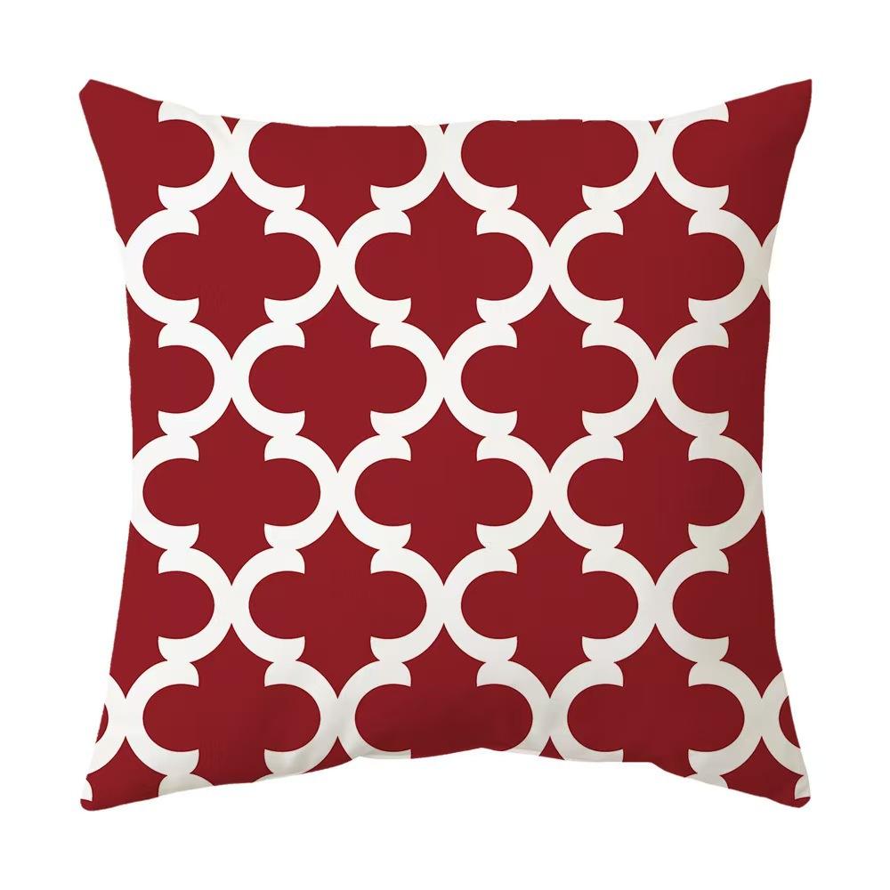 

Geometric Abstract Pillow Case Plus Digital Printed Linen Pillow Cushion Back Cover Sofa 45*45cm