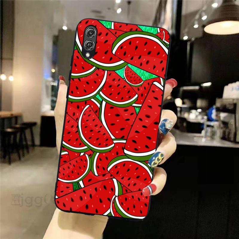 Wassermelone Sommer Obst Telefon Fall Für Honor 70 50 20 7S X9 X8 X7 Magie 4 3 Pro Weiche Schwarz telefon Abdeckung