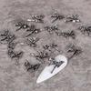 5Pcs/set Nail Art Charms Halloween Metal Nail Accessories Halloween Metal Nail Decorations  Lady