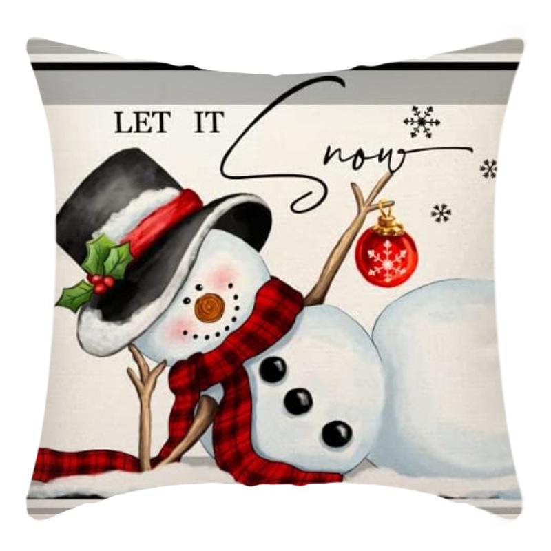 New Christmas Pillowcases Christmas Sofa Living Room Pillowcases Pillowcase Combination Pillowcases