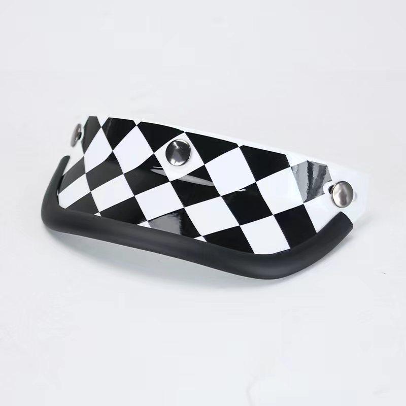 Helmet Accessories: Brim and Long Visor for Three-Buckle Helmets