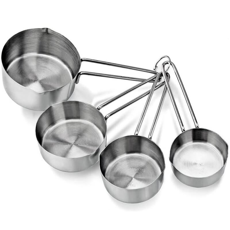 ZISIZ Stainless Steel Measuring Spoons & Cups Set