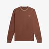 Fred Perry [Baseline] Long Sleeve Twin Tip T-Shirt - Whiskey Brown/Foreseeable Afpm2439602-W52