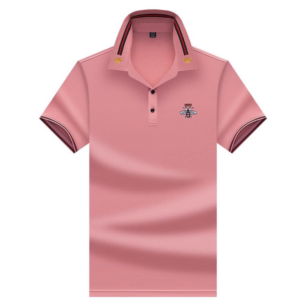 STORN Luxury Brand Quality Men's Polo Shirt Exquisite Bee Embroid Short Sleeve Summer Lapel T-Shirt Business Casual Trend Menswea Top
