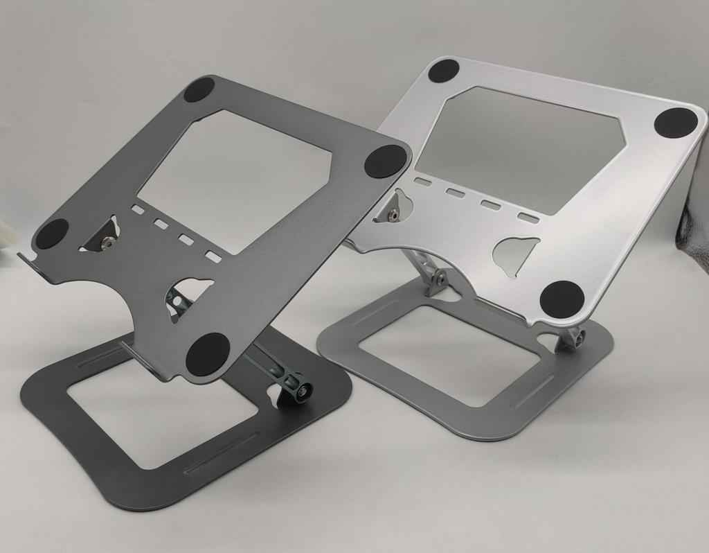 Foldable Alloy Steel Laptop & Tablet Stand for Video Conferencing