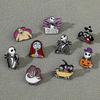 The Nightmare Before Christmas Emaille-Pin-Set Jack Sally Oogie Boogie Anstecknadel Abzeichen