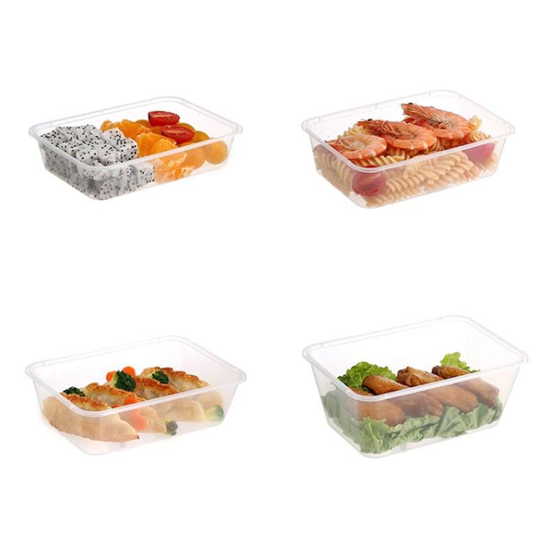 Disposable Takeaway Square Food Containers