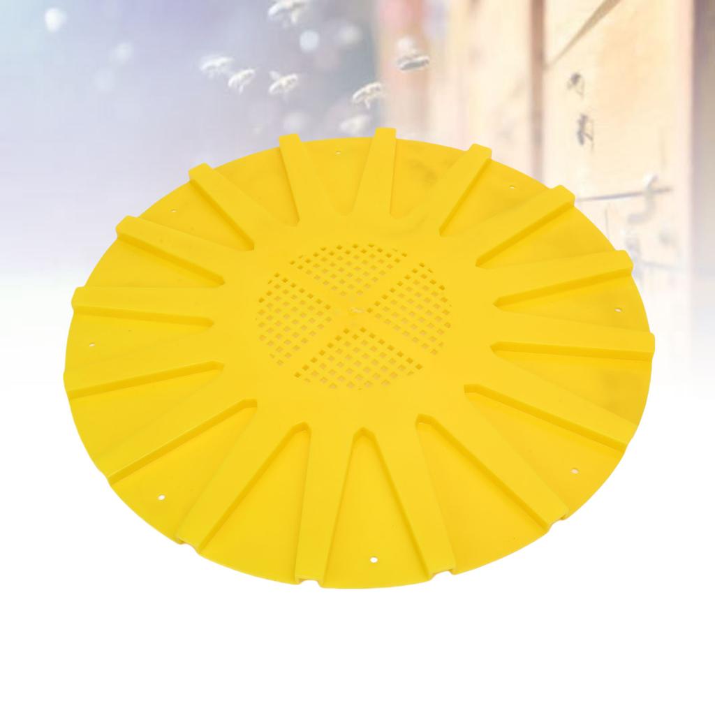 5 Pack Plastic Beehive Escape Discs, 16 Round Anti-Escape Discs, Lightweight Beekeeping Tool for Beekeeping