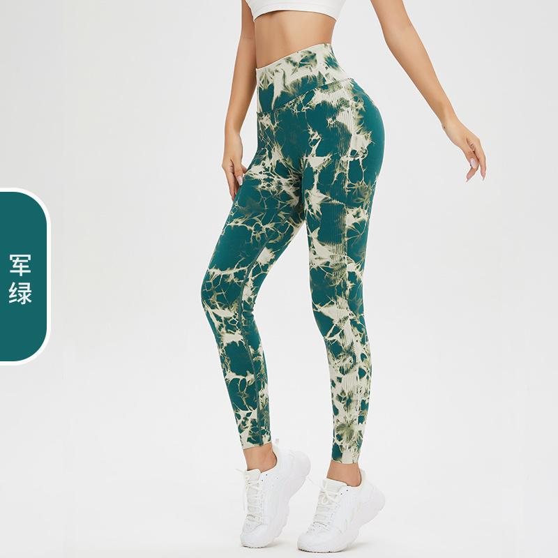 

Бесшовные йога-брюки с эффектом пуш-ап, персиковые ягодицы, сексуальные ягодицы, брюки для ягодиц, быстросохнущие, персиковые спортивные фитнес-брюки L зелёный
