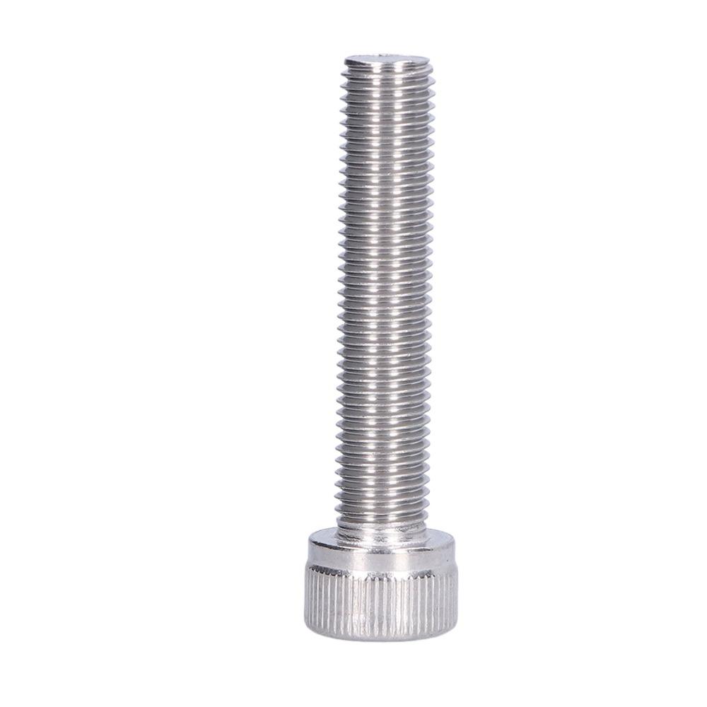 4PCS Bright Finish Hex Bolt Stainless Steel Machine Fastener Socket Cap Screw  For Construction