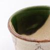 Seto Ware Oribe Kabak Tasarımı Çap x Yükseklik Kapasite Mikrodalga ve Bulaşık Makinesi Yapımı Ürün Çay Fincanı/Sencha Kasesi, 7.5cm 6.5cm, 150ml, Yeşil, Güvenli,