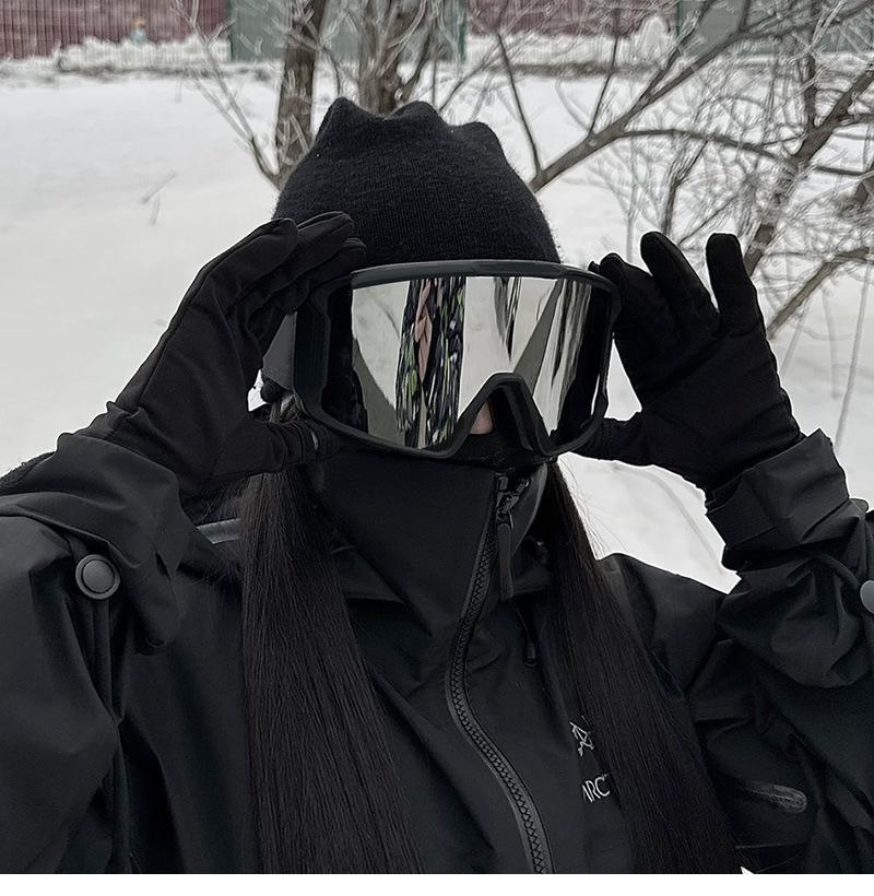 Winter Windproof Motorcycle & Ski Goggles - Anti-Glare, UV Protection, Reflective Sports Glasses