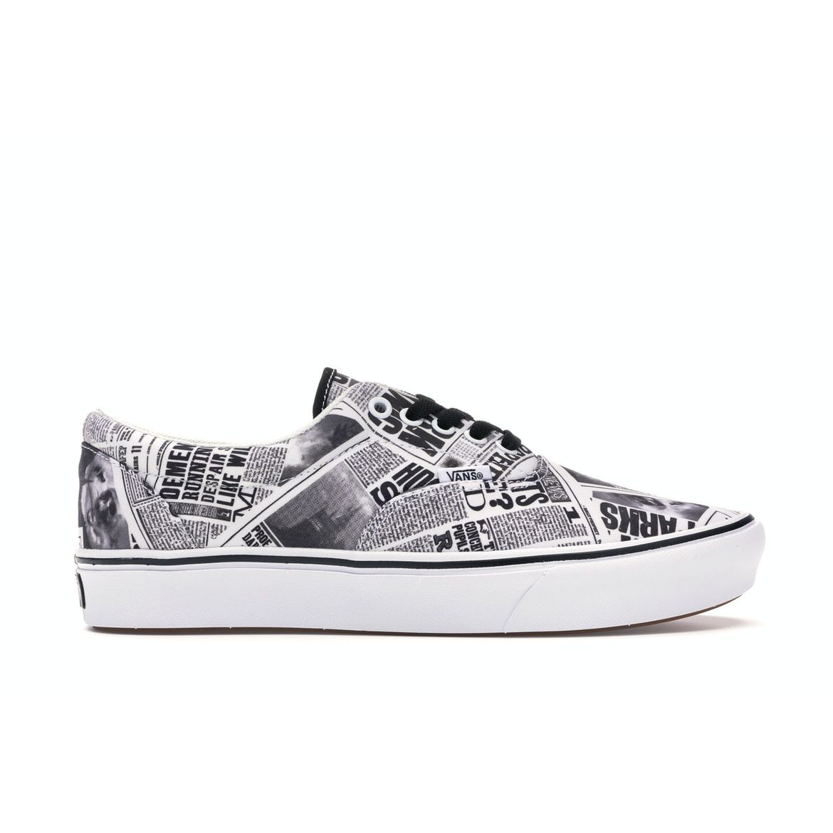 

Кроссовки унисекс Vans Harry Potter x ComfyCush Era Newspaper Белый Черный VN0A3WM9V9T