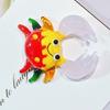 Blown Glass Crabs Ornament Coastal Decors Multicolored Miniature Animal Figurine Collectible Desk Car Decoration Gift