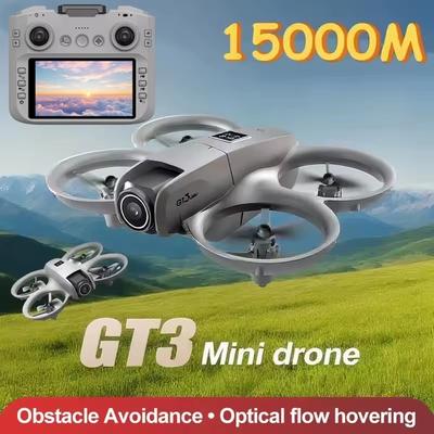 GT3 Max Mini Drone 8K Profesional Dual Camera Headless Mode Obstacle Avoidance WiFi FPV Dron 360° Flip Quadcopter Toys for Kids
