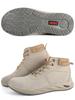 Insulated Suede Cowhide Construction Boots: Wear-resistant, Anti-smash, Puncture-proof, Anti-scald, and High-top for Autumn/Winter.