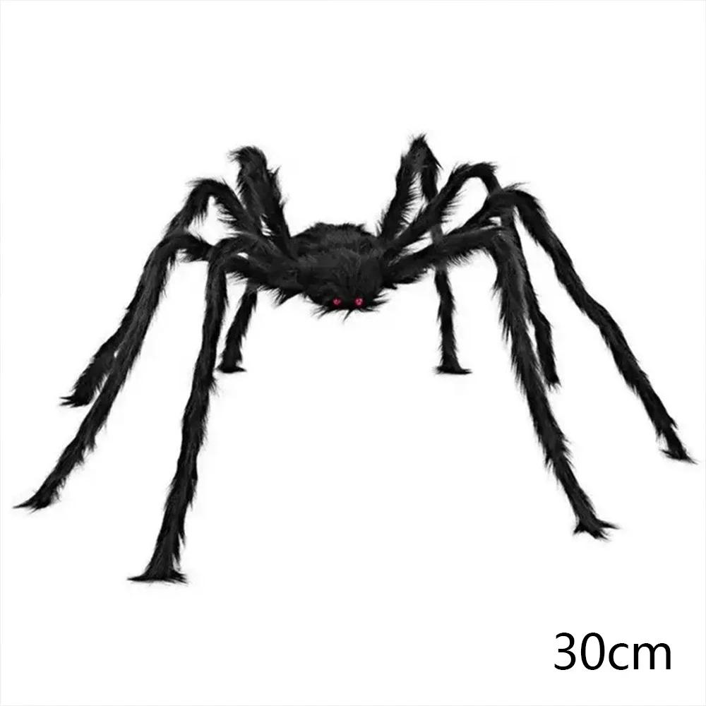 Realistic Plush Spider Creepy Furry Halloween Decoration Prop for Indoor Outdoor Yard Garden Haunted House Spooky Home Decor