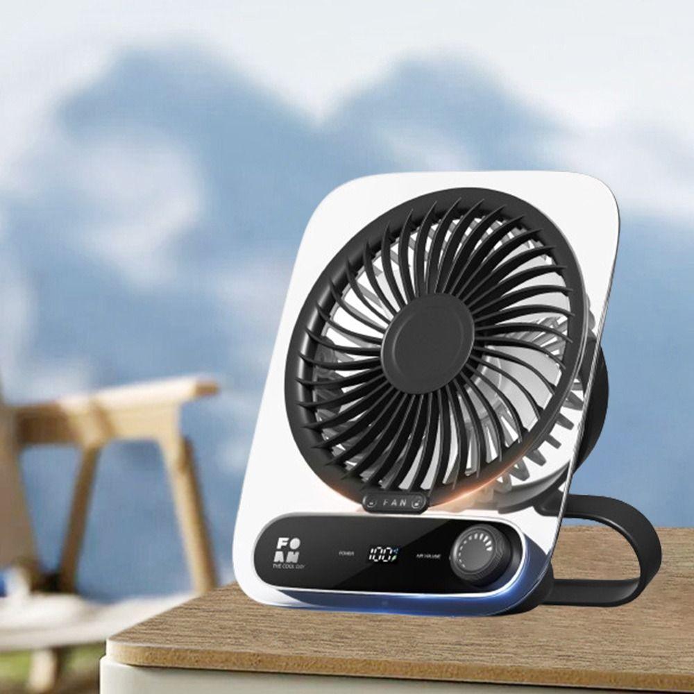 Speeds Adjustable USB Desk Fan Ultra-Quiet Mini Electric Fan Small Air Circulator  Home Office