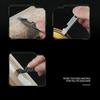 TC4 Titanium Crowbars Alloy Multi Functional Mini Edc Keychain for Outdoor Survival Portable Bottle Opener Pry Batch Head Hole