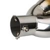 Car Dual Exhaust Tip  Systems Stainless Steel Muffler Tail Pipe 3.8cm-6.3cm Universal Exhaust Pipe Modified Parts Muffler