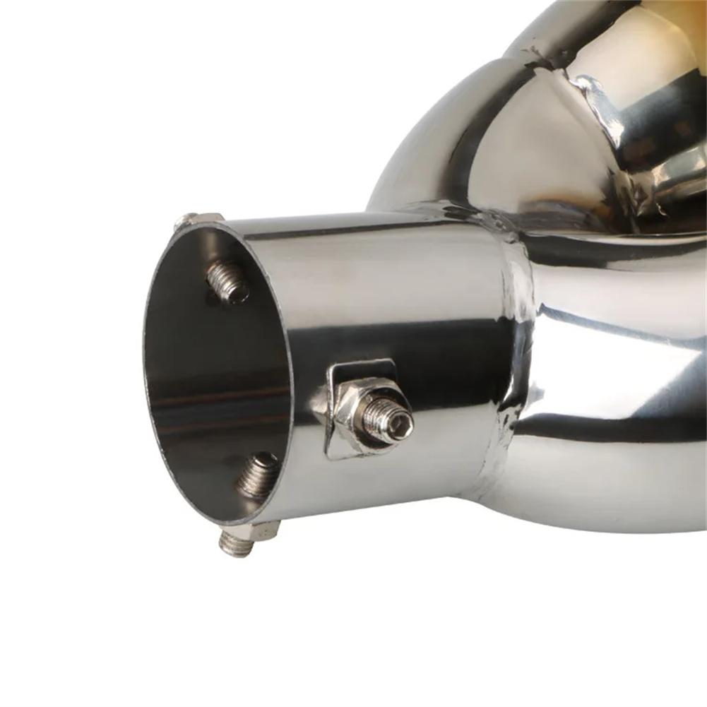 Auto-Doppelauspuffanlagen Edelstahl-Schalldämpfer-Endrohr 3,8 cm - 6,3 cm Universal-Auspuffrohr Modifizierte Teile Schalldämpfer