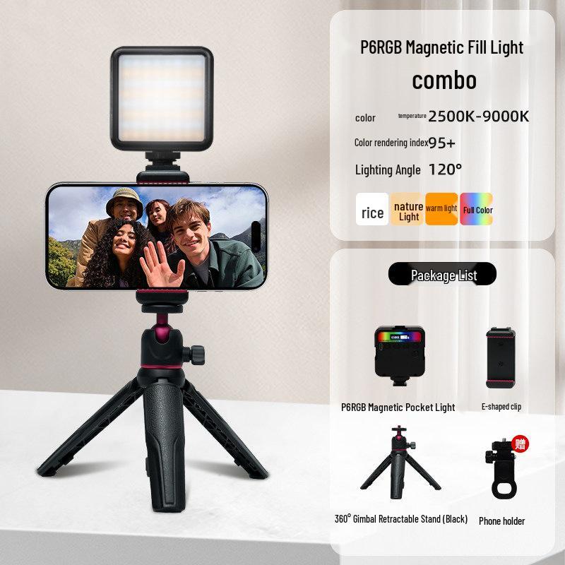 Yingkexi Mini RGB DSLR Camera Fill Light for Photography & Live Streaming
