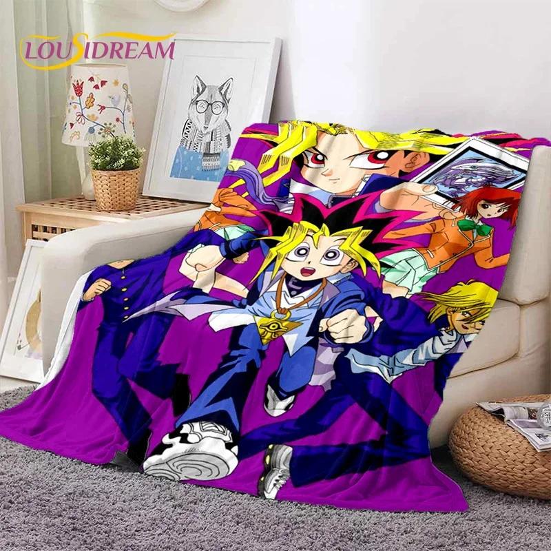 Yu-Gi-Oh Anime MONSTER CARD Cartoon Weiche Decken, Überwurfdecke Bequeme Decke für Picknick Betten Sofa Haus Schlafzimmer Kindergeschenke