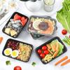 10/30 Stück Einweg-Lebensmittelbehälter mit Deckeln Kunststoff Bento Lunchbox Obst Kühlschrank Frischhalteboxen Küche Lebensmittelaufbewahrung