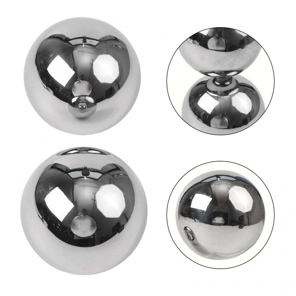 Floating Garden Decor Stainless Steel Balls Garden Aesthetics