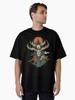 Sons of the Forest Perun and the Sacred Deer: A Mystical Slavic Tribute Oversized Unisex T-Shirt