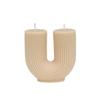 U-Shaped Home Decorative Candle Geometric Scented Candles Rainbow Bridge Room Decor Aroma Candles Decorations Aromatherapy velas