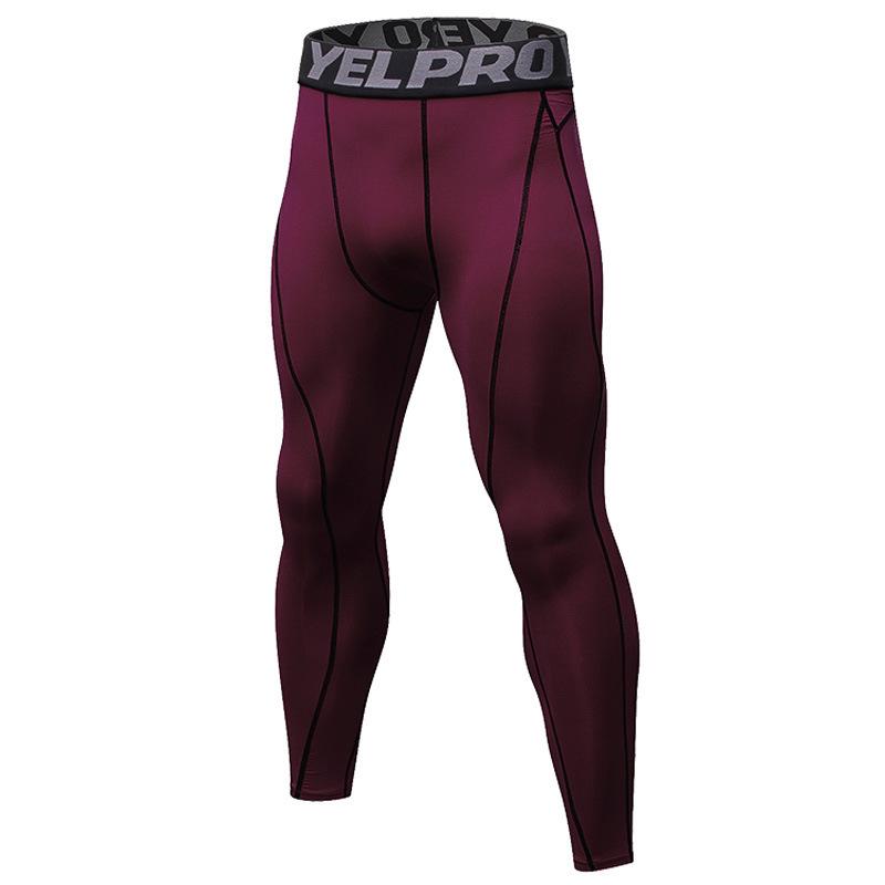 Men's Pro Sports Quick-Dry Running Pants - Sweat-Wicking, Breathable, Elastic Fitness Tights